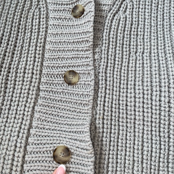 Alexander Wang XS Grey Cable Knit Chunky Sweater - Picture 3 of 4